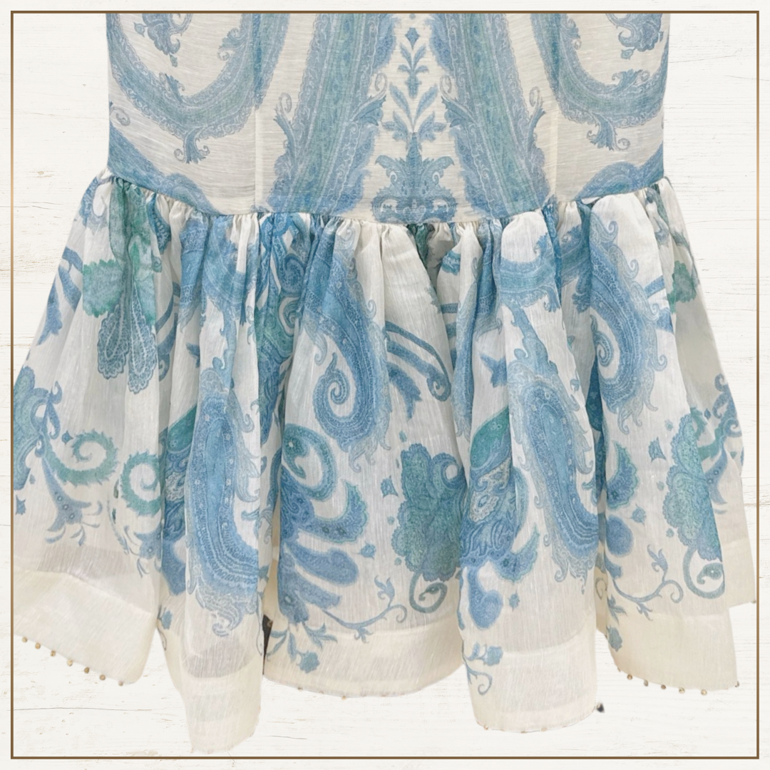 ILLUMINATE LINEN & SILK MAXI DRESS