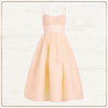 TULLE CORSET MIDI DRESS