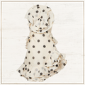 CRUSH RUFFLED POLKA DOTS MINI DRESS