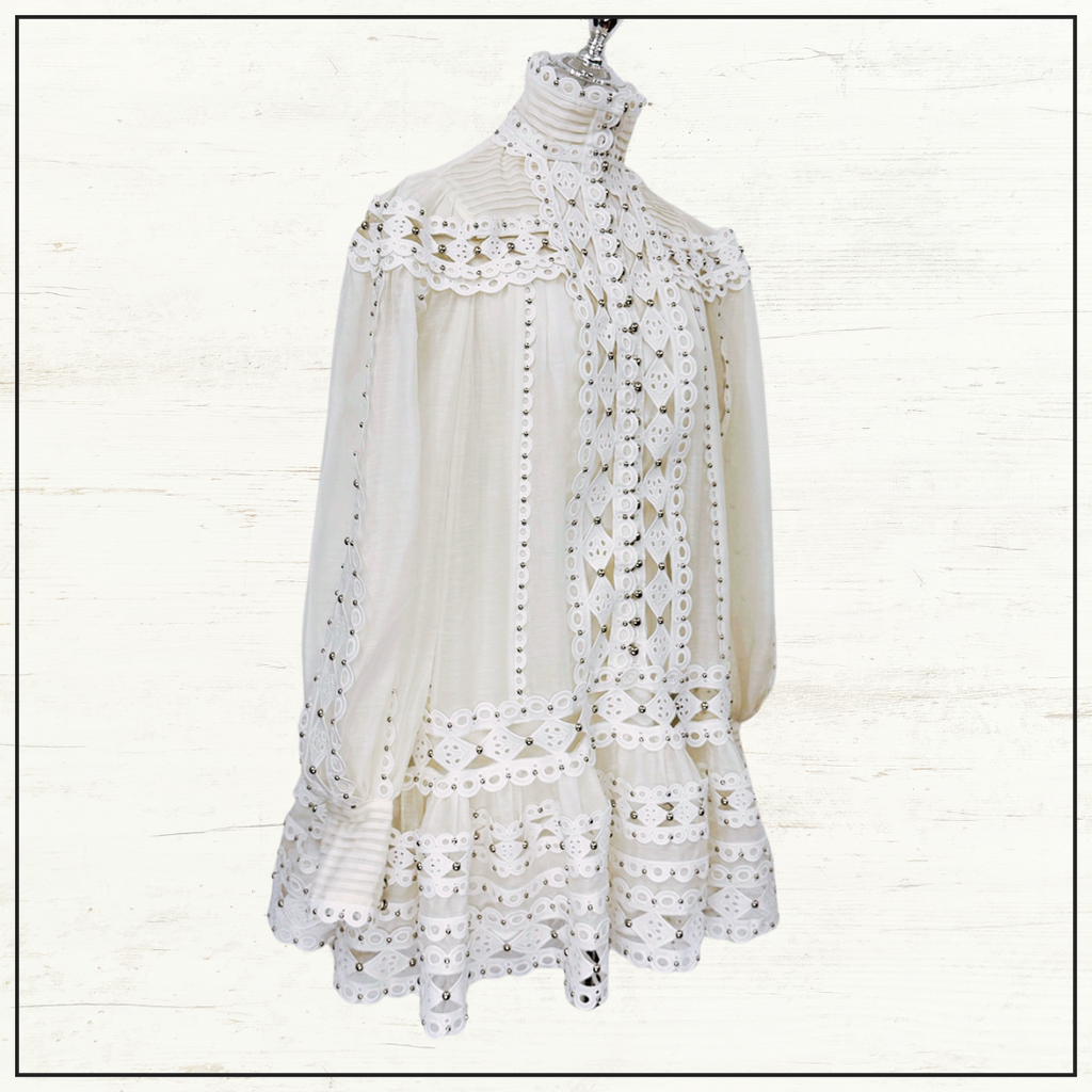MONCUR STUD MINI DRESS