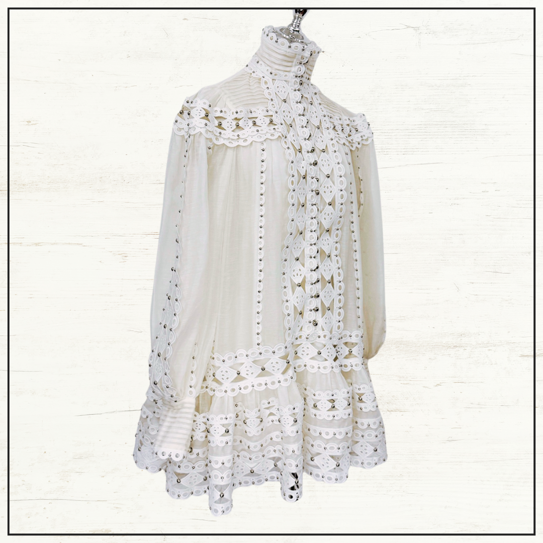 MONCUR STUD MINI DRESS