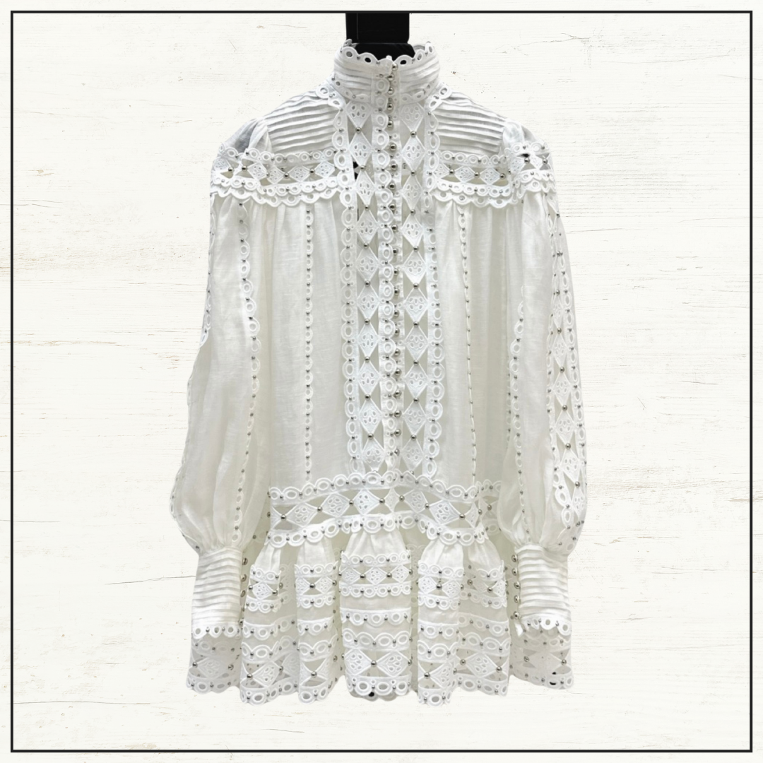 MONCUR STUD MINI DRESS