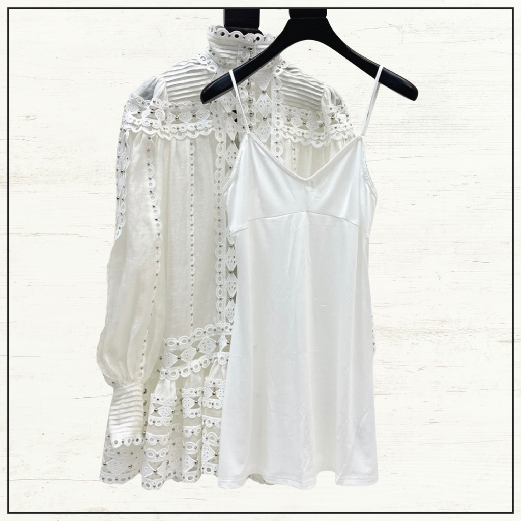 MONCUR STUD MINI DRESS