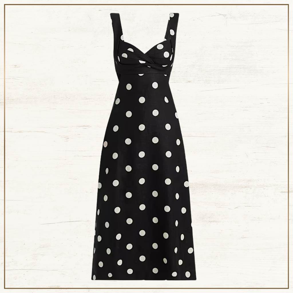 CRUSH POLKA DOTS MAXI DRESS