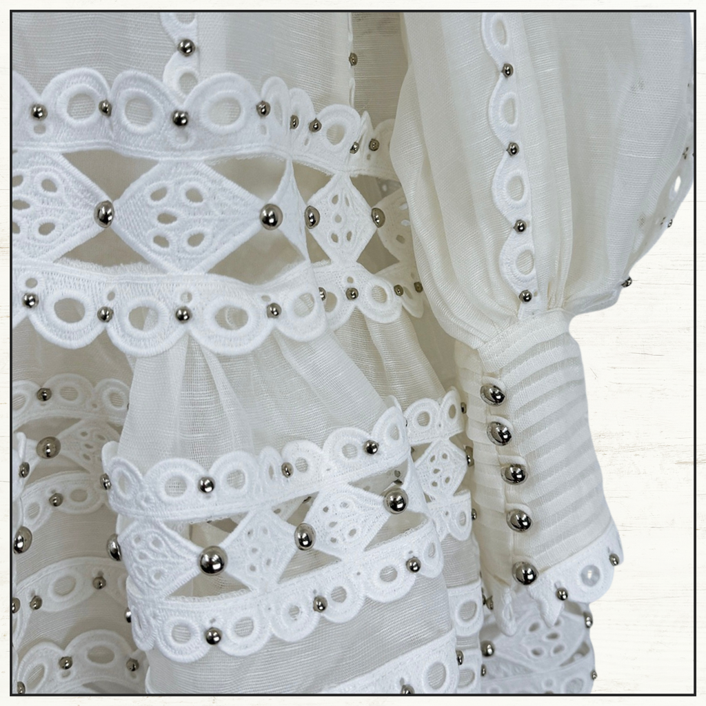 MONCUR STUD MINI DRESS