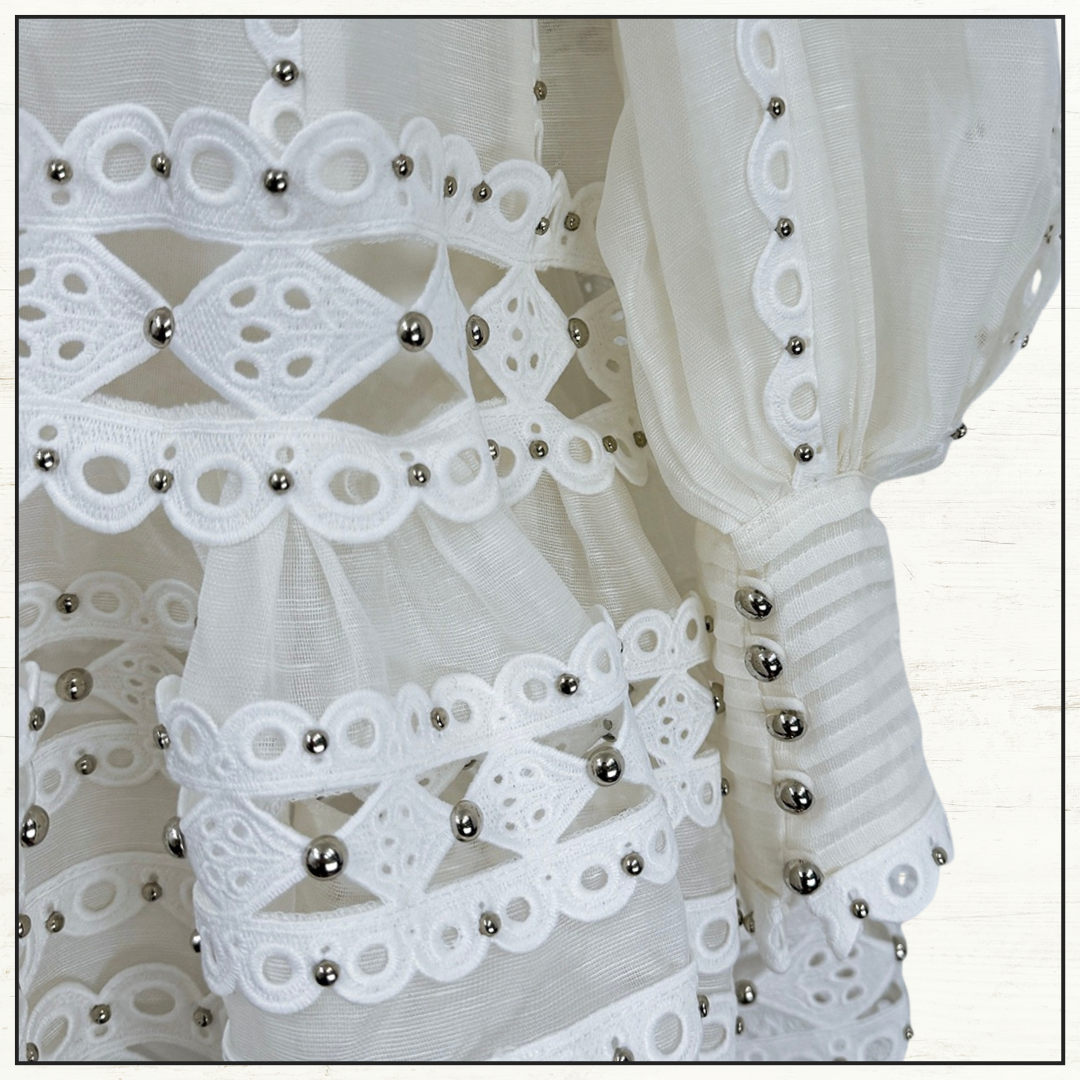 MONCUR STUD MINI DRESS