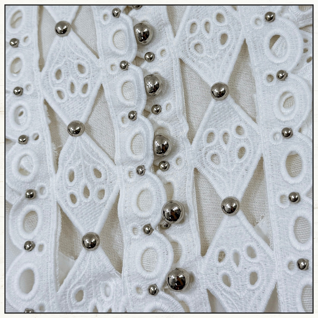 MONCUR STUD MINI DRESS