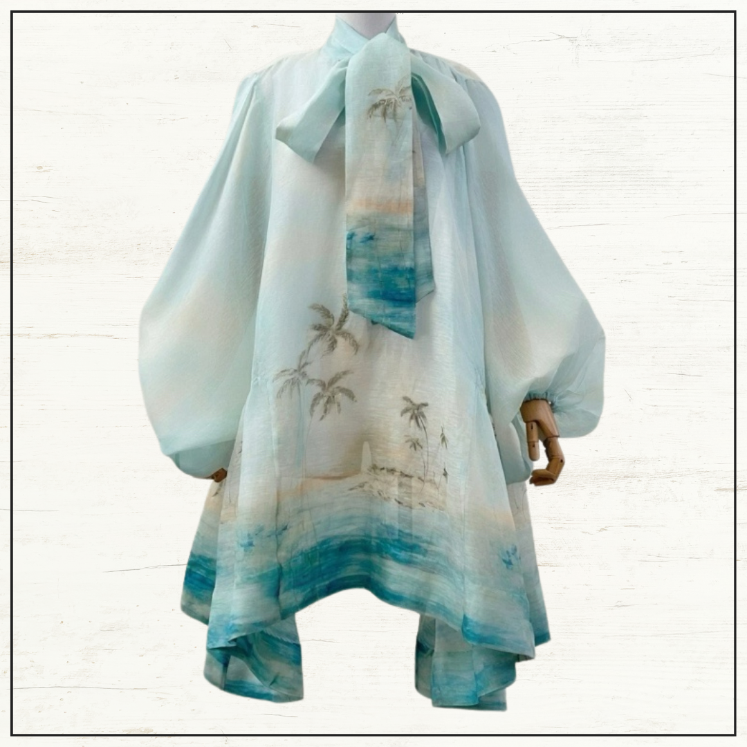 ILLUMINATE BILLOW MINI DRESS