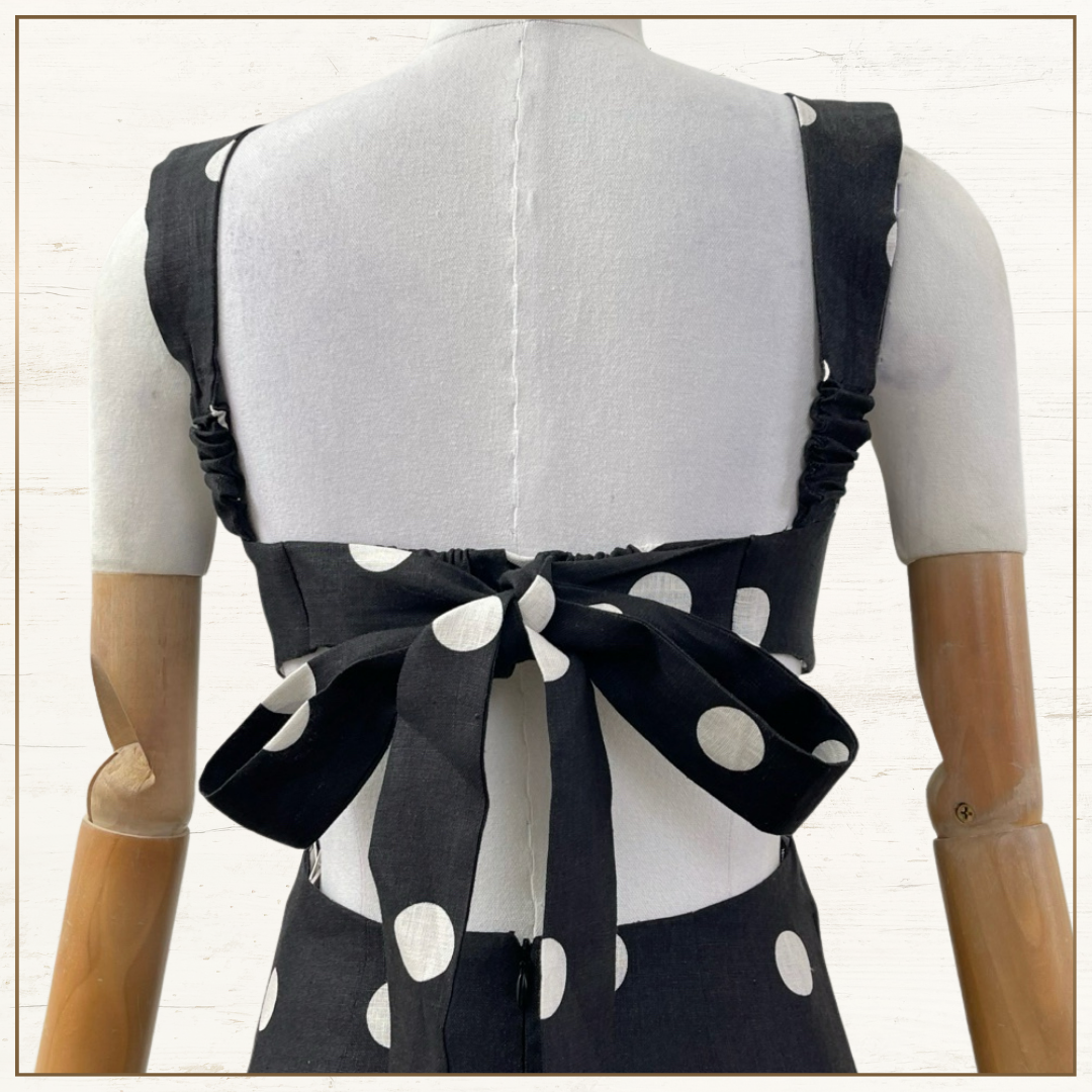 CRUSH POLKA DOTS MAXI DRESS
