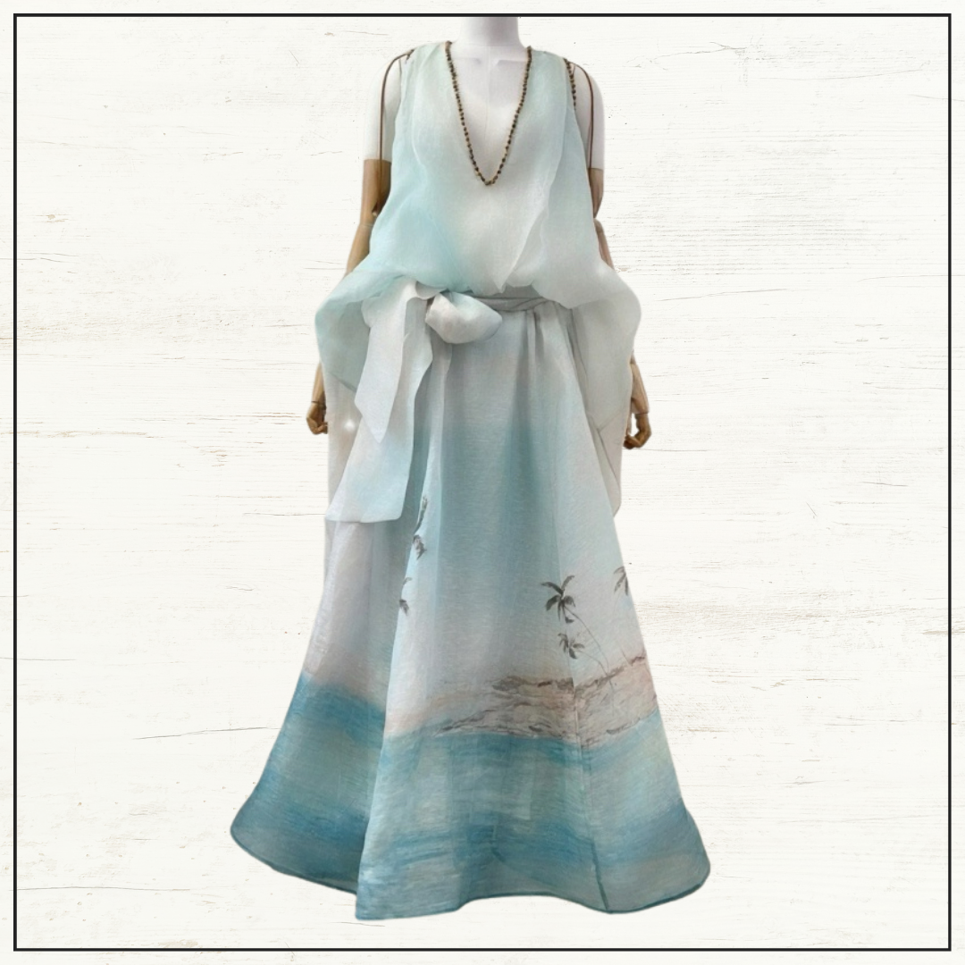 ILLUMINATE PLUNGE GOWN