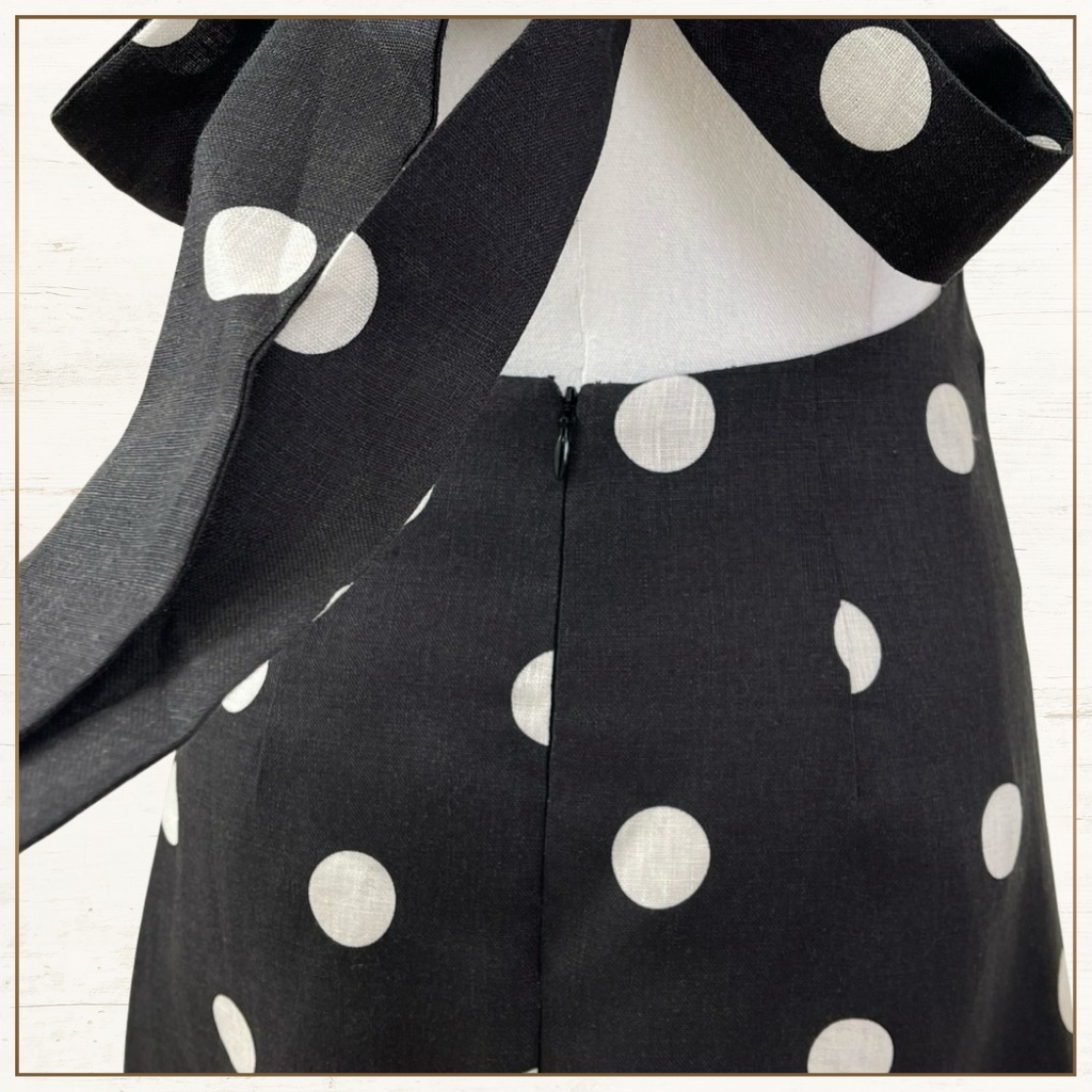 CRUSH POLKA DOTS MAXI DRESS