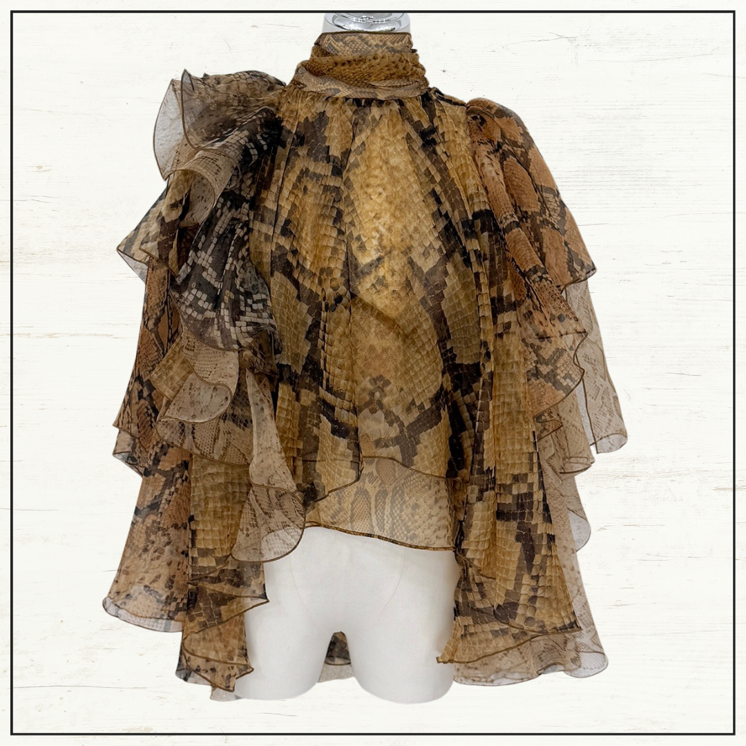 MEMENTO RUFFLED BLOUSE