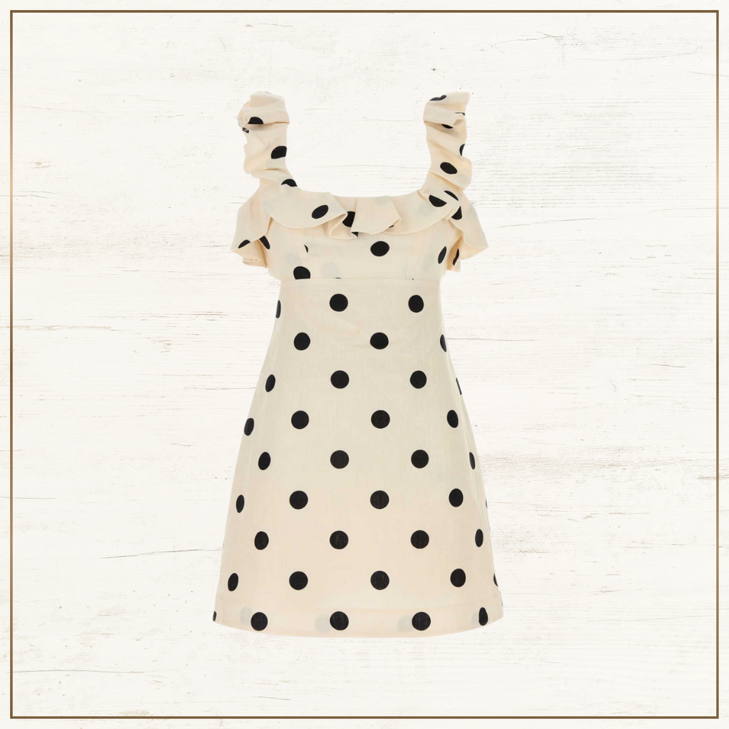 CRUSH POLKA DOTS MINI DRESS