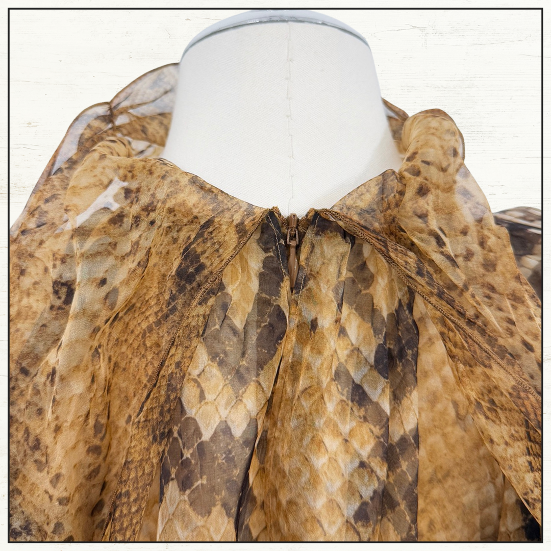 MEMENTO RUFFLED BLOUSE
