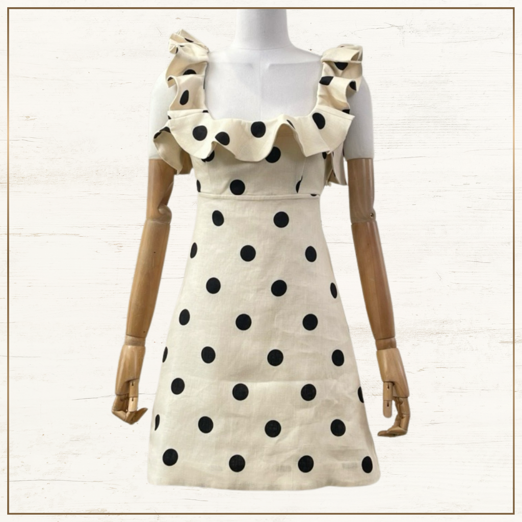 CRUSH POLKA DOTS MINI DRESS
