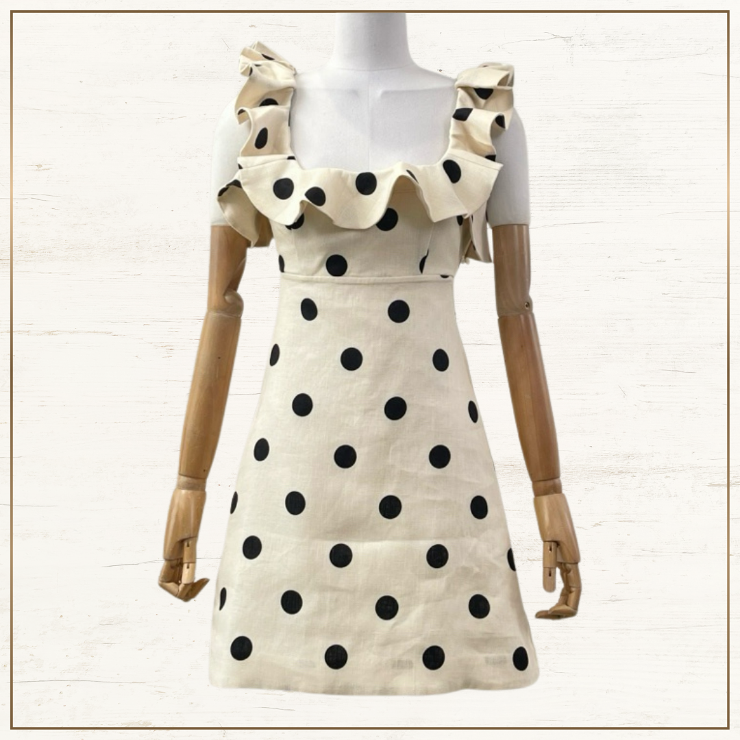 CRUSH POLKA DOTS MINI DRESS