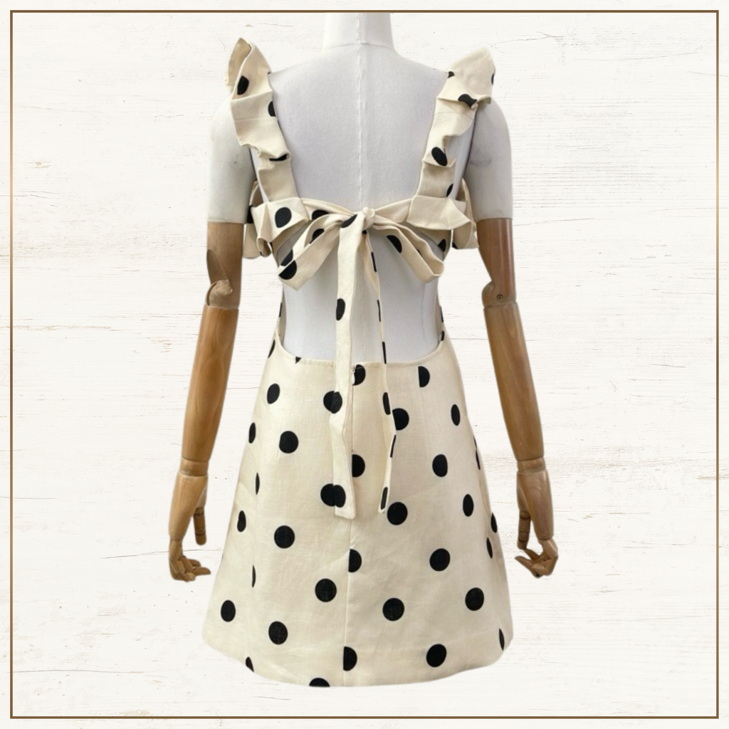 CRUSH POLKA DOTS MINI DRESS