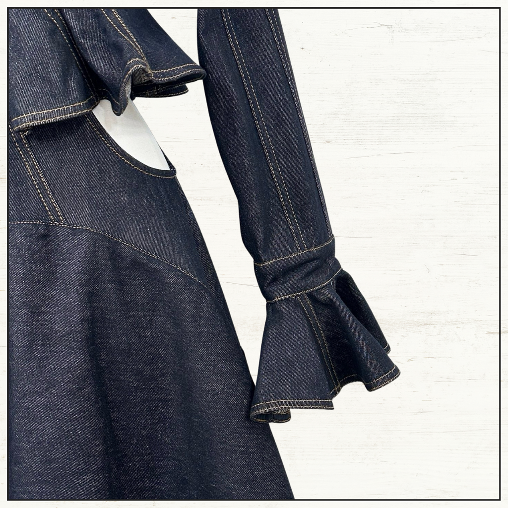 HYPNOTIC DENIM MIDI DRESS