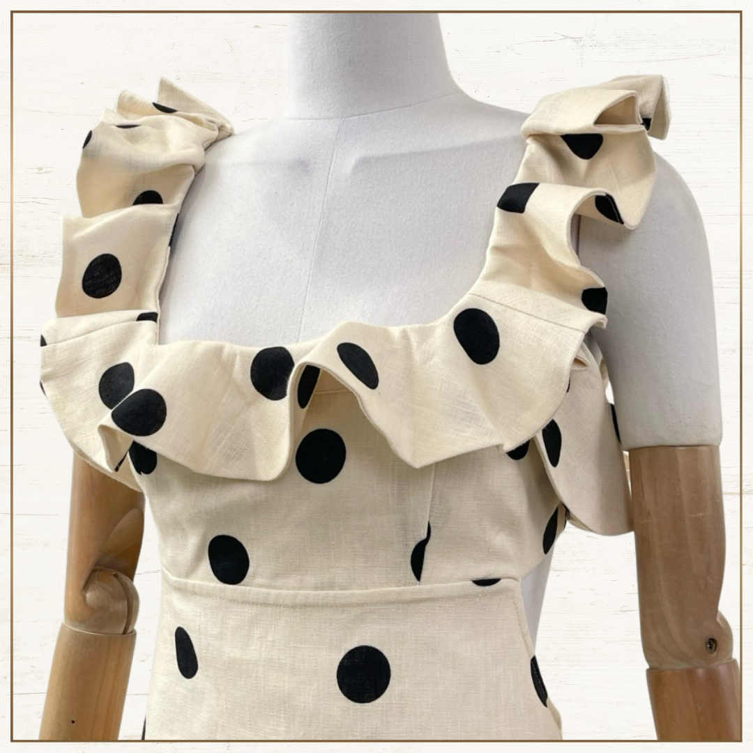 CRUSH POLKA DOTS MINI DRESS