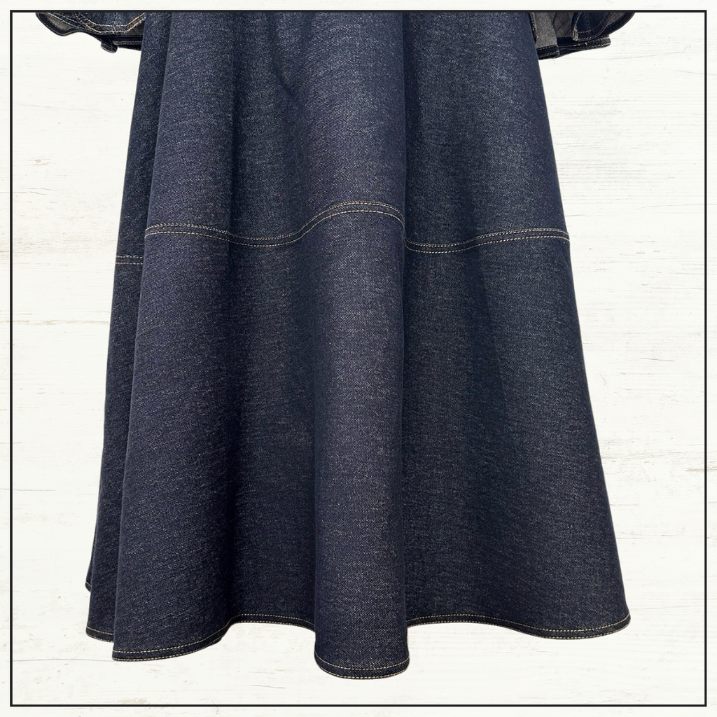 HYPNOTIC DENIM MIDI DRESS