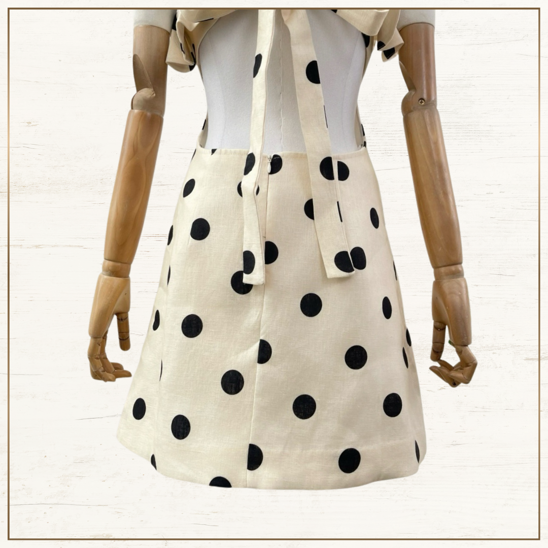 CRUSH POLKA DOTS MINI DRESS