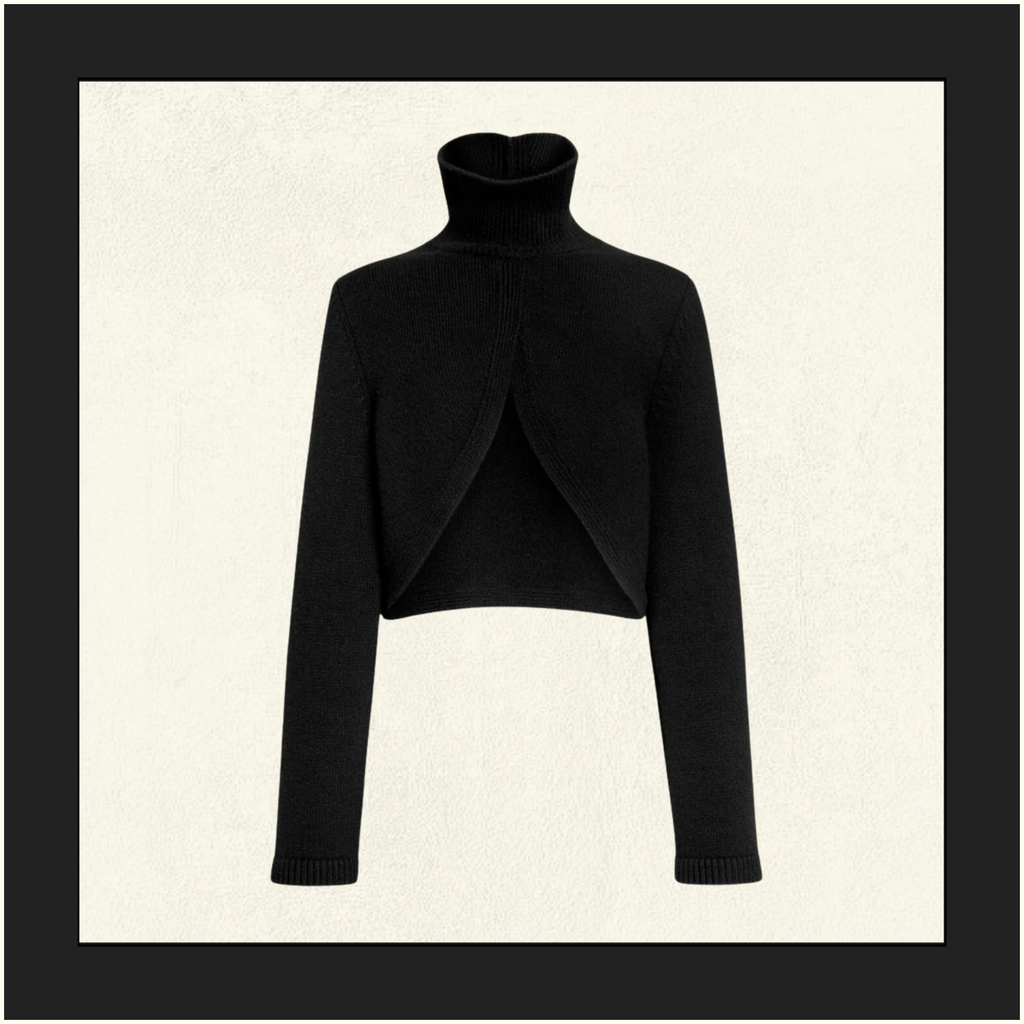 CASHMERE KNIT CUT OUT SWEATER
