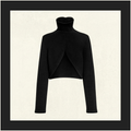 CASHMERE KNIT CUT OUT SWEATER