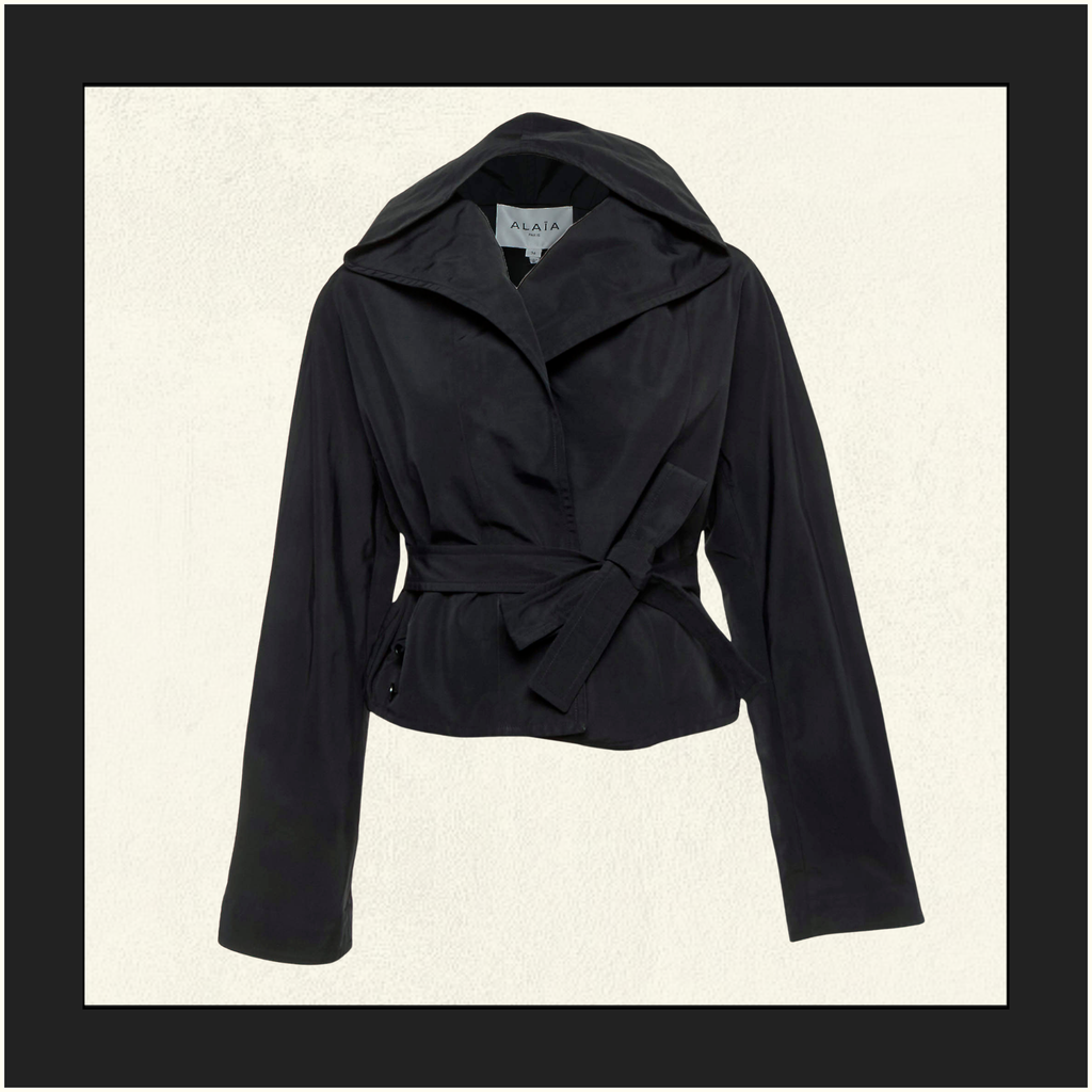 HOODED WRAP JACKET