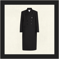 BUTTONED WOOL OVERCOAT