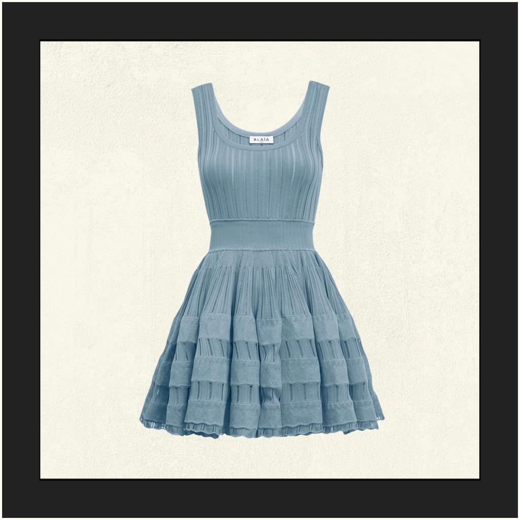 CRINOLINE KNIT DRESS