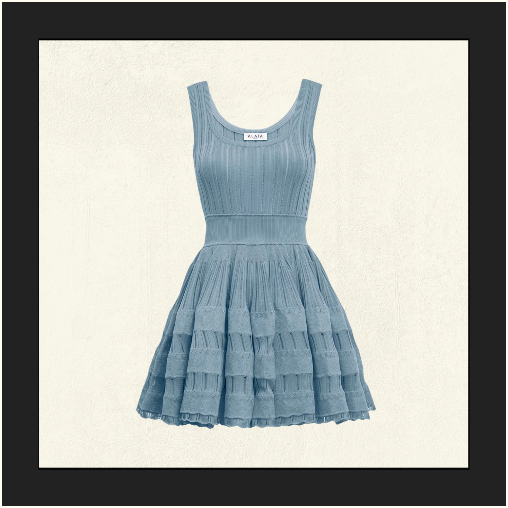 CRINOLINE KNIT DRESS