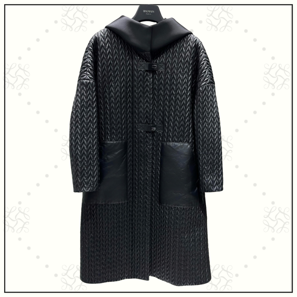 QUILTED LAMBSKIN COAT