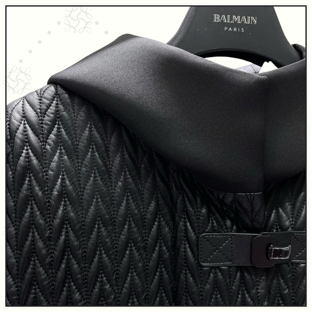 QUILTED LAMBSKIN COAT