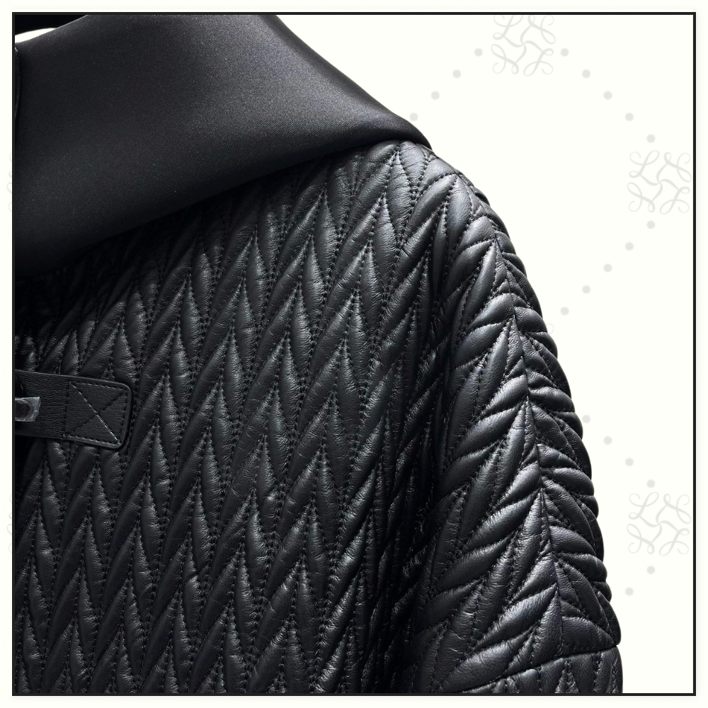 QUILTED LAMBSKIN COAT