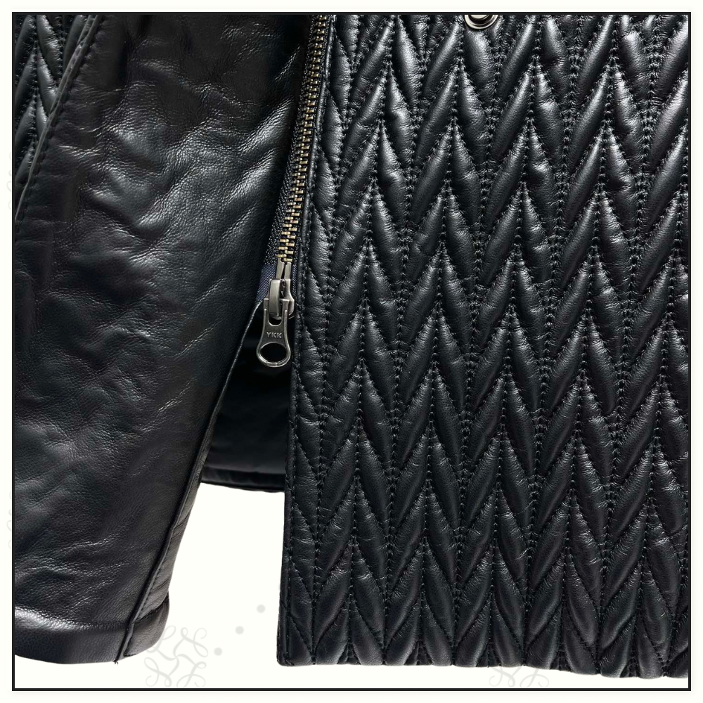 QUILTED LAMBSKIN COAT