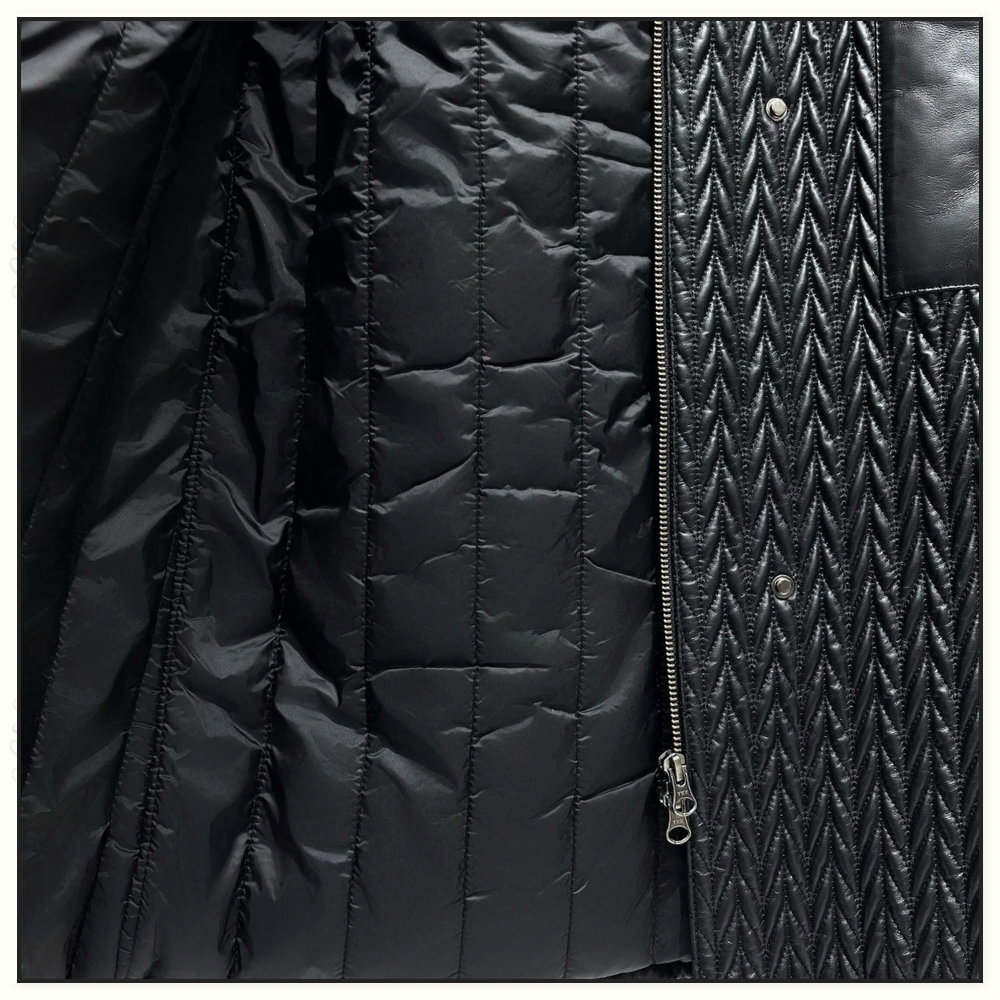 QUILTED LAMBSKIN COAT