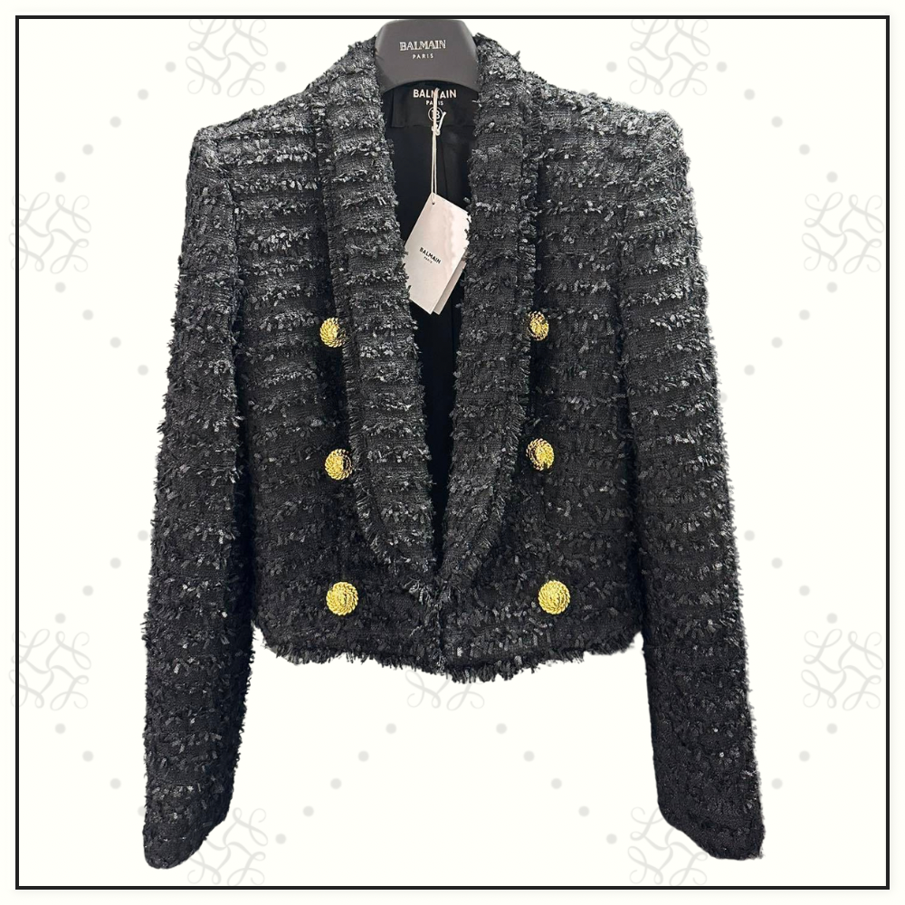 EMBELLISHED TWEED JACKET