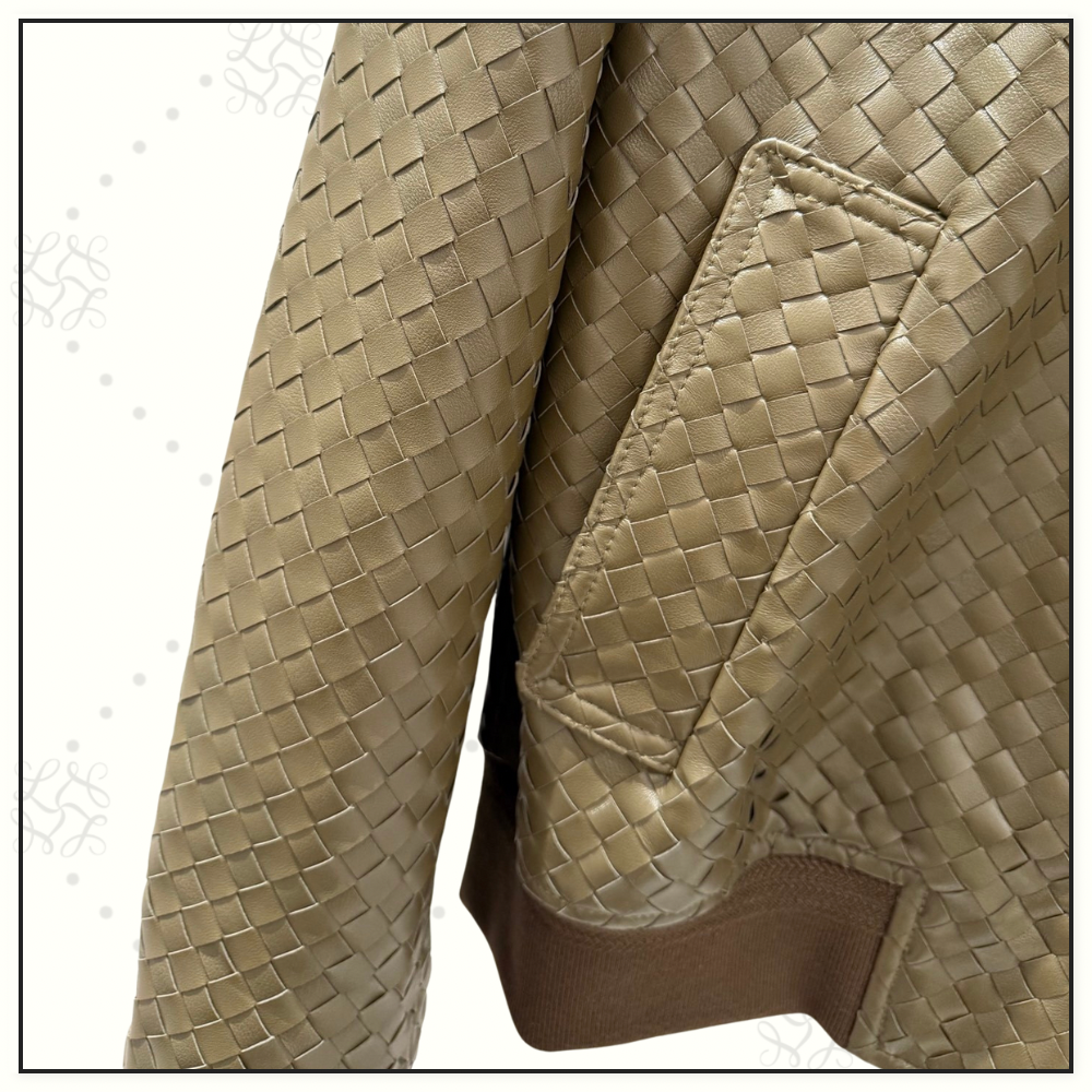 INTRECCIATO BOMBER JACKET