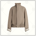 COTTON TWILL BLOUSON JACKET