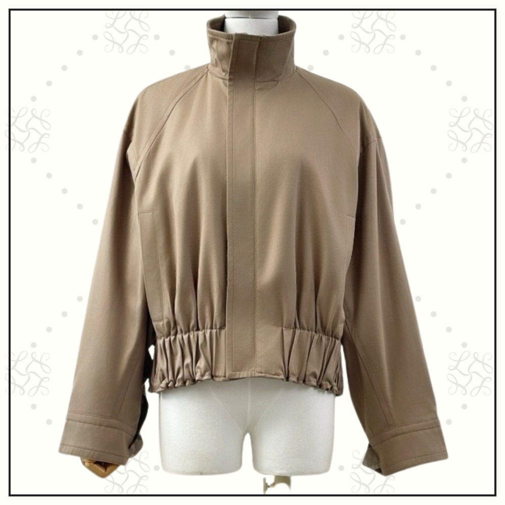 COTTON TWILL BLOUSON JACKET