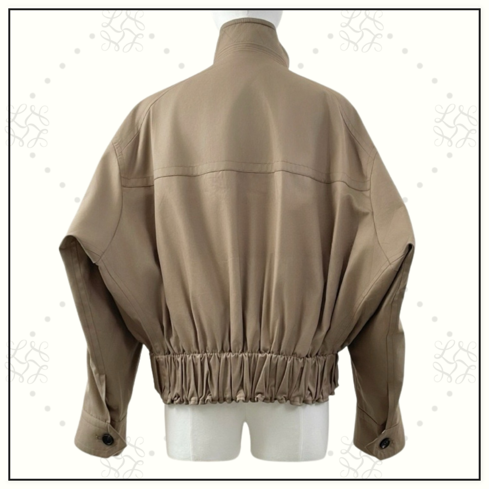 COTTON TWILL BLOUSON JACKET