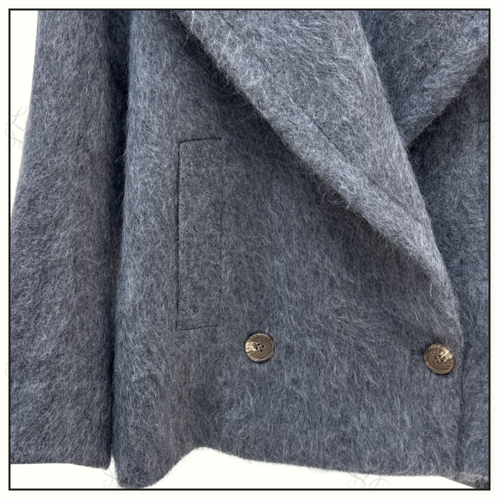 WOOL BLEND SHORT COAT