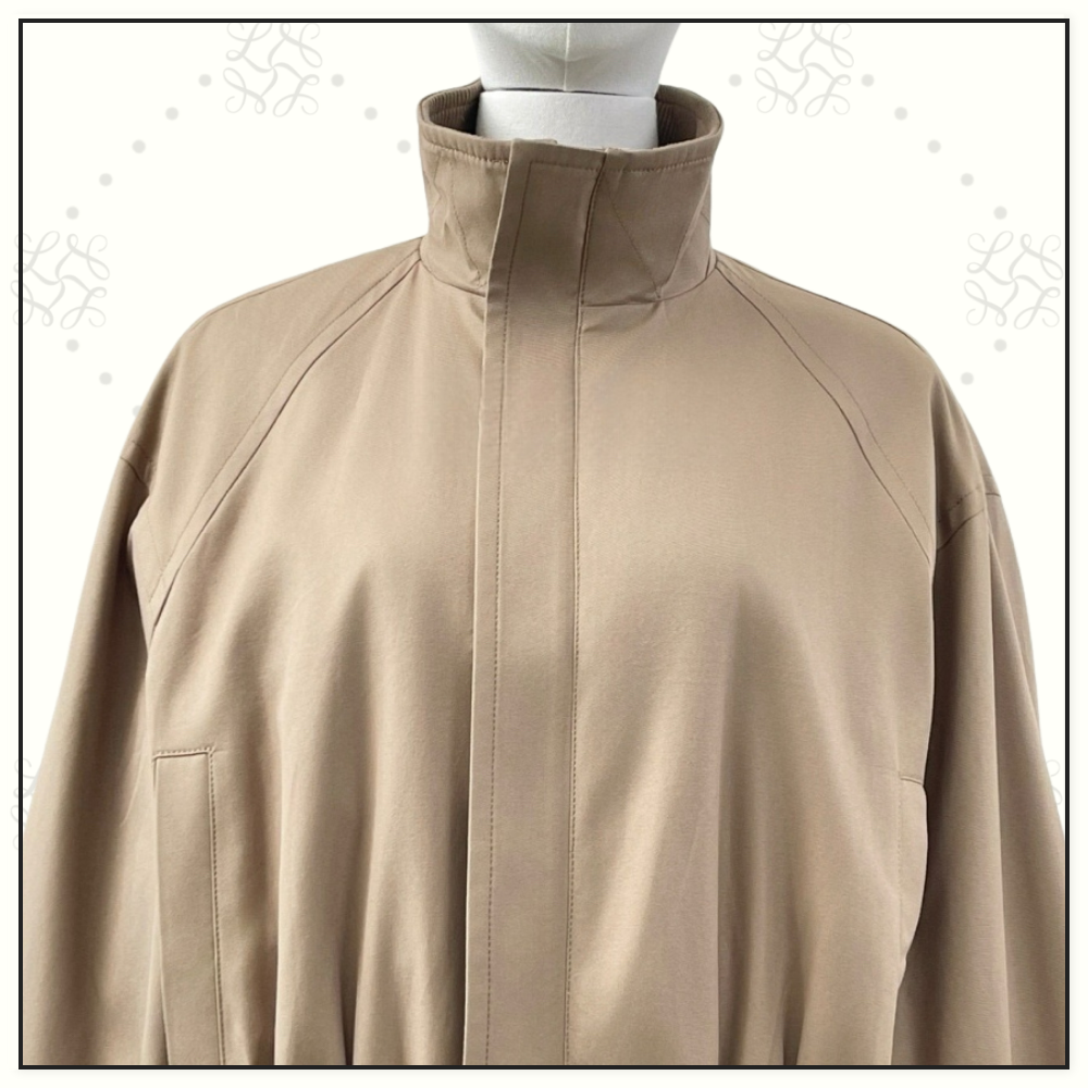 COTTON TWILL BLOUSON JACKET