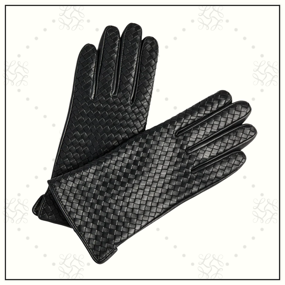 INTRECCIATO LEATHER GLOVES
