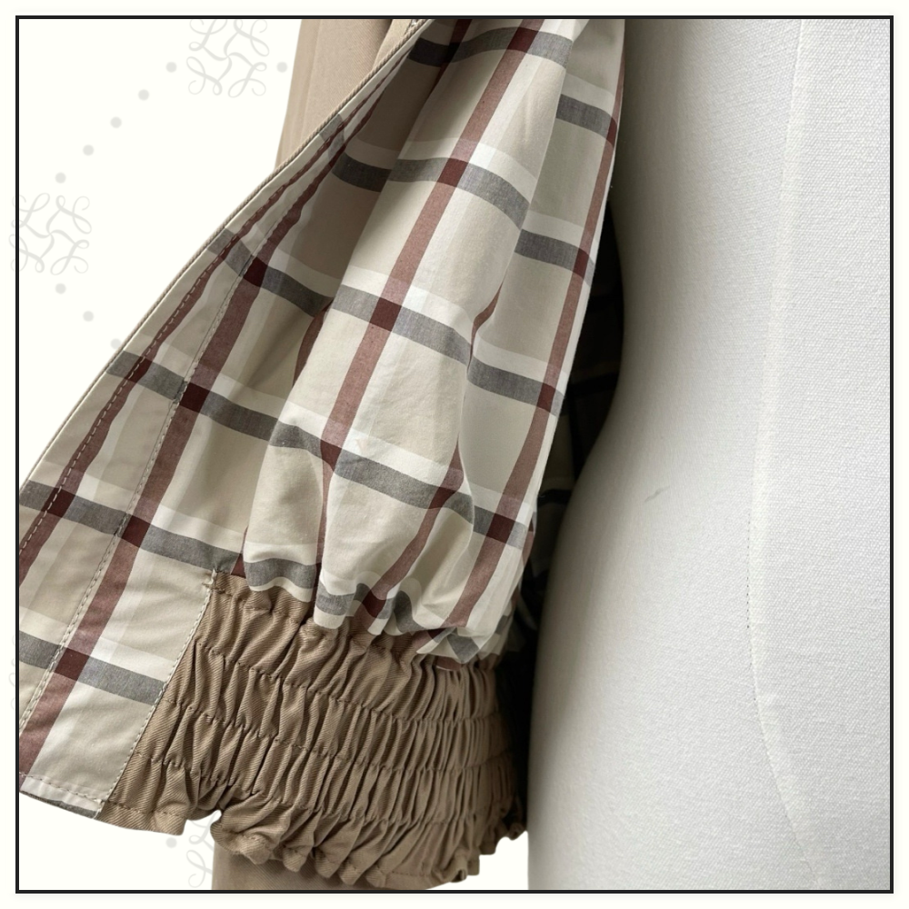 COTTON TWILL BLOUSON JACKET