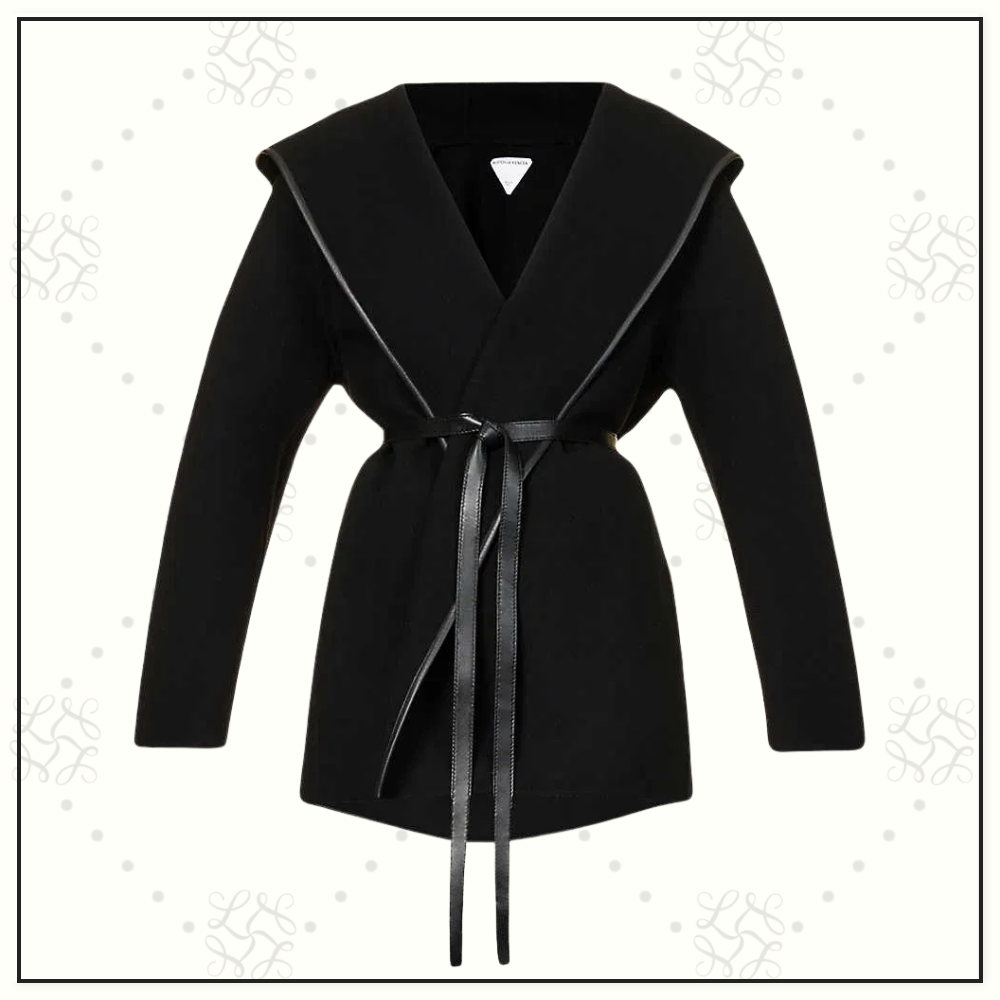 WOOL & CASHMERE WRAP COAT