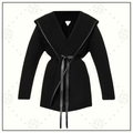 WOOL & CASHMERE WRAP COAT