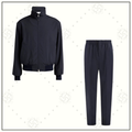 FINE WOOL BLEND JACKET & SLIM FIT PANTS