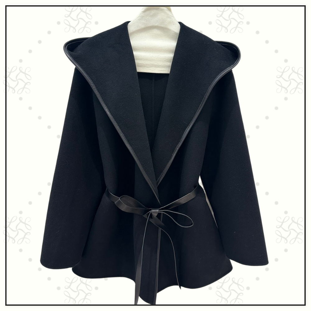 WOOL & CASHMERE WRAP COAT