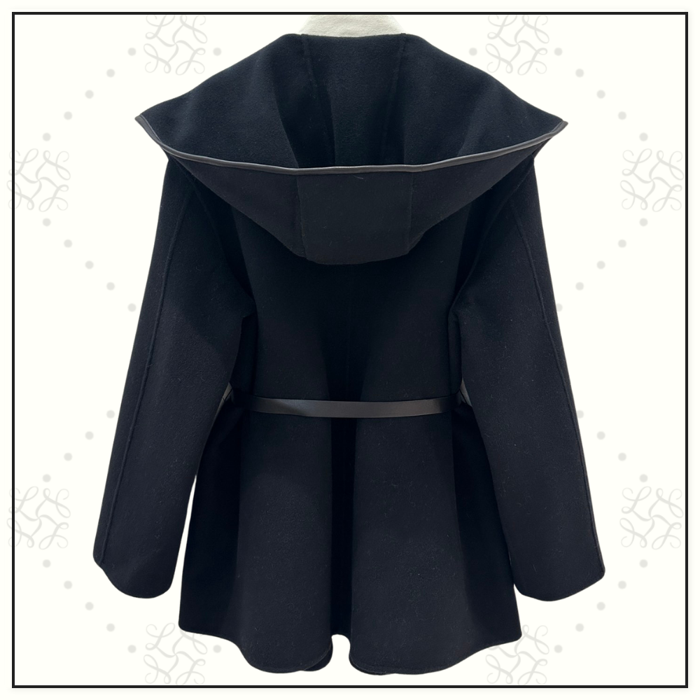 WOOL & CASHMERE WRAP COAT